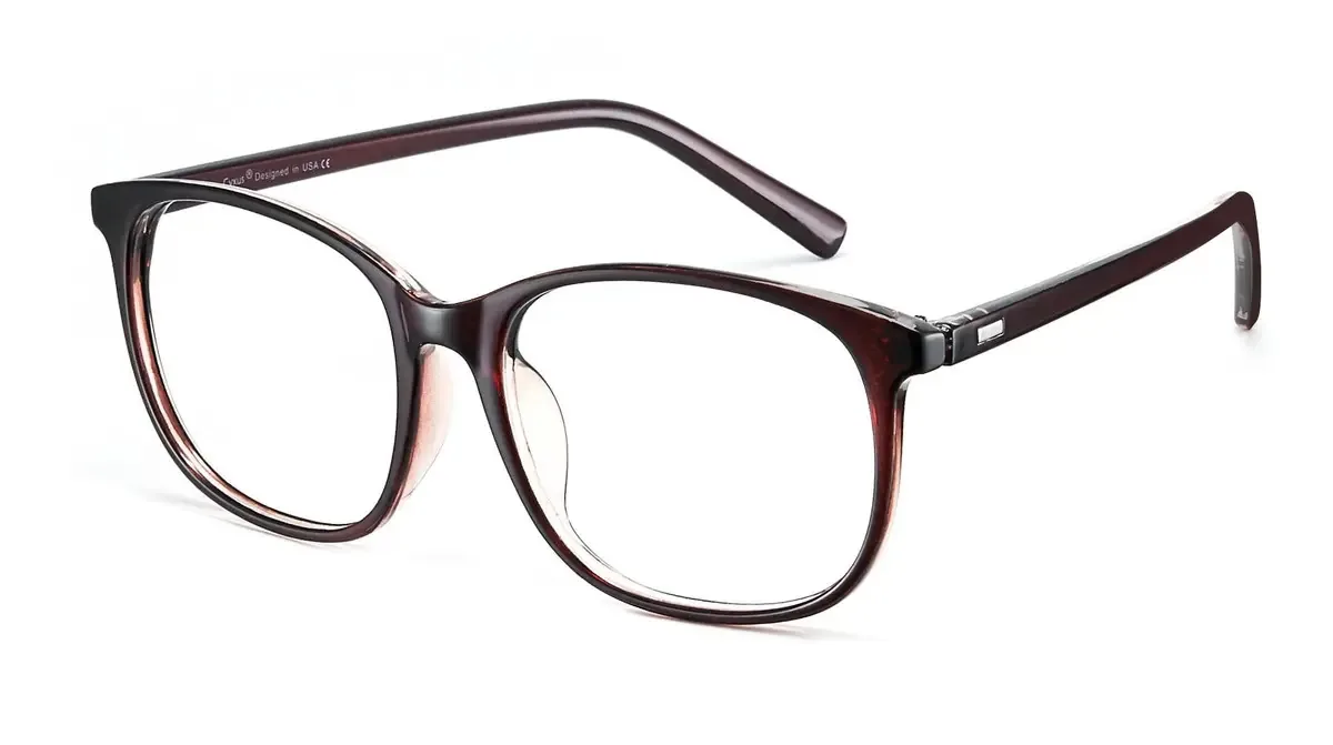 Lentes de bloqueio de luz azul antifadiga Cyxus Computatora Brown