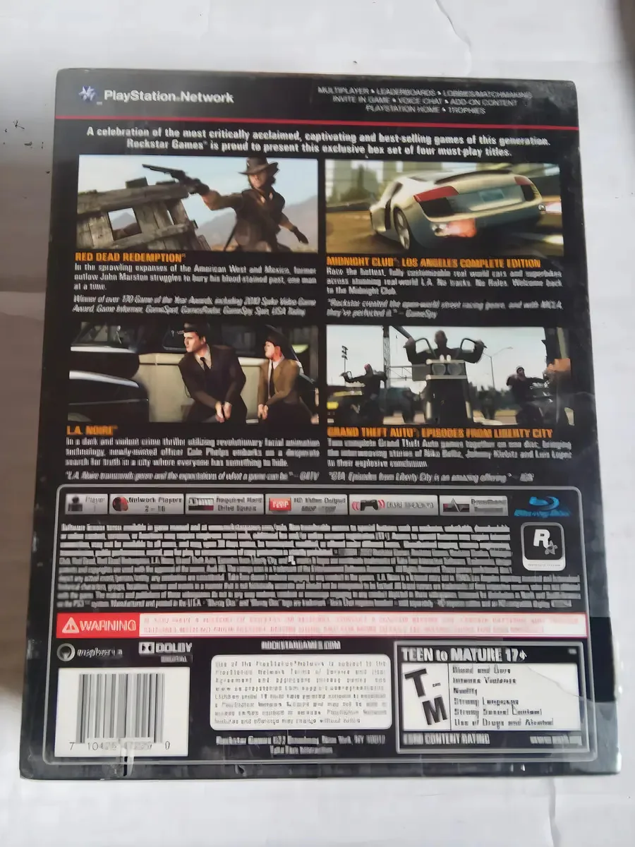 Coleção Rockstar Games Edição 1 Ps3 Sellado Gta