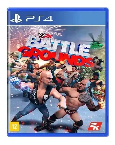 Wwe 2k Games Battlegrounds Ps4 Br Midia Fisica