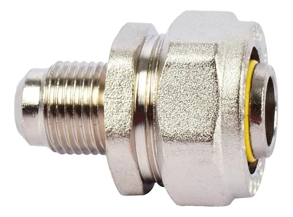 Adaptador Flare 3/8 X 1/2 PE-Al-PE a gás Coflex Cg-AF01