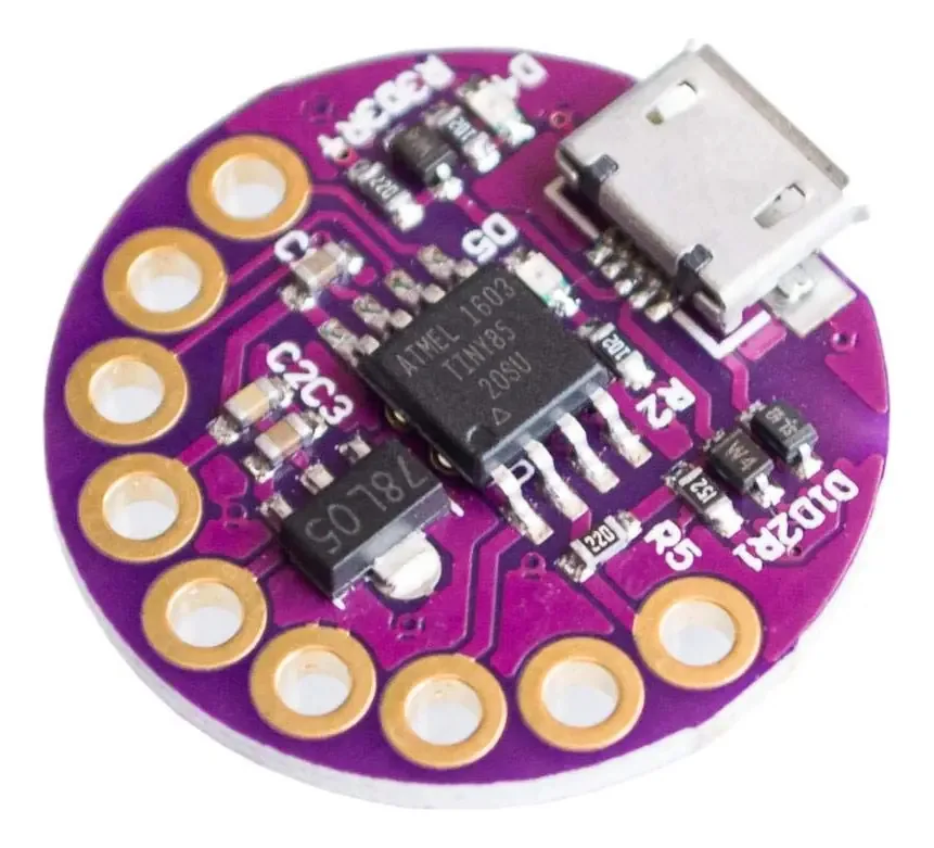 Lilypad Attiny85 Digispark - Dispositivo Nano Portátil