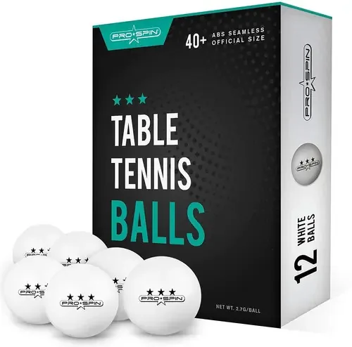 Bolas de pingue-pongue Pro Spin, bolas de tênis de mesa Blan