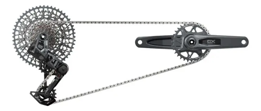 Eixos de transmissão Sram Gx Eagle 165mm 32t 10-52t Group