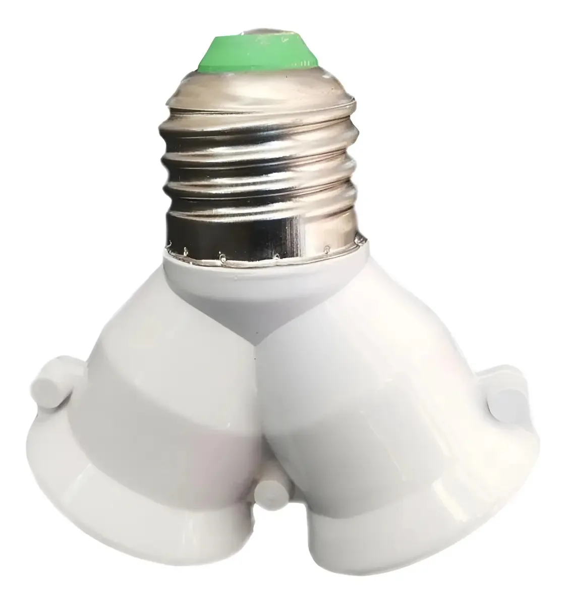 Adaptador de lâmpada para instalações, Mxabs-008, 20 unidades, estrutura branca de 1 A