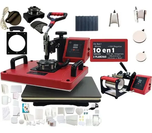 EV Technologies 8EN1FP NRM Impressora vermelha