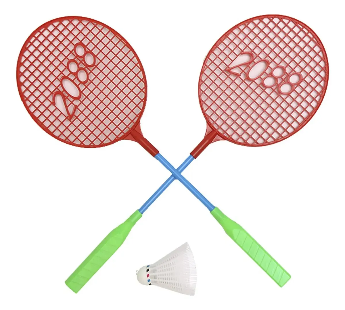 Home Ware Conjunto de Raquetes de Badminton com Peteca de Plástico Brinquedo para Crianças