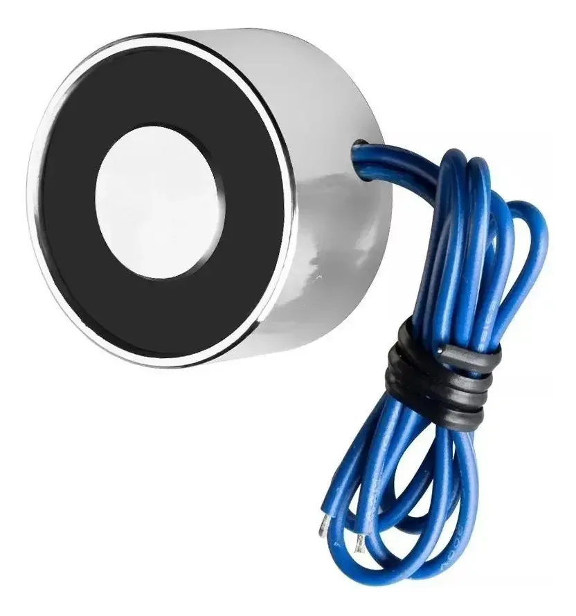 Eletroímã Íman Elétrico 45kg 12v Fechaduras e Automação