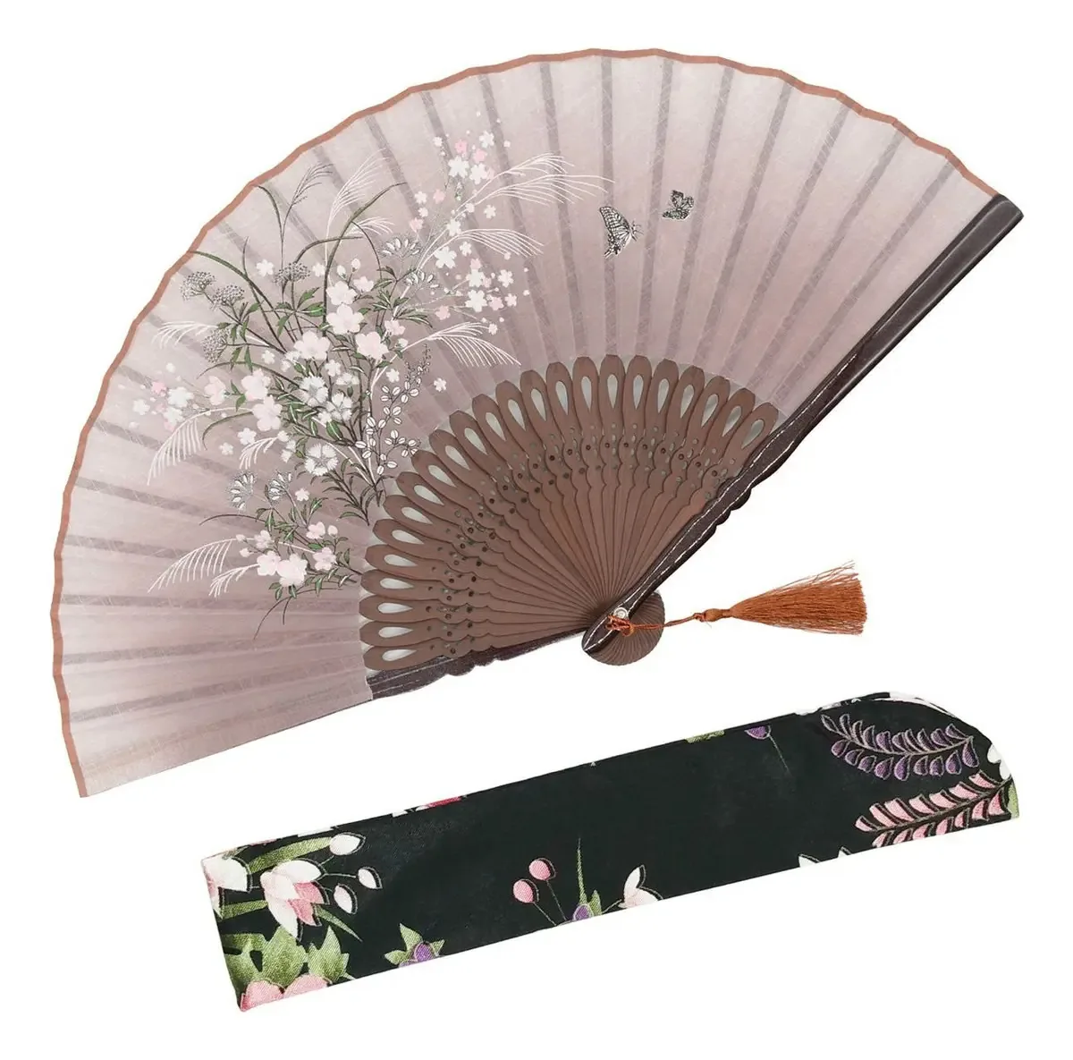 Omytea, ventilador dobrável com motivos florais da Yuyos 8