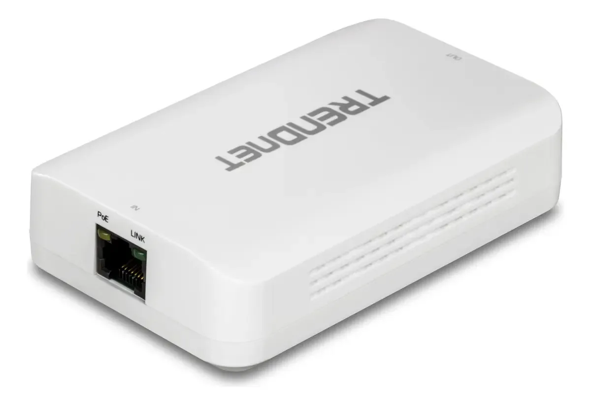 Extensor PoE++ Gigabit Trendnet de 2 portas, 1 porta E