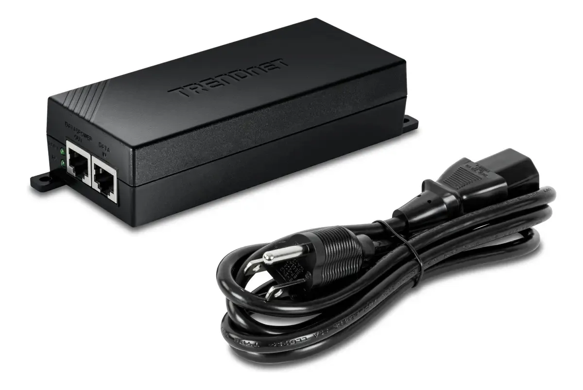 Injetor de 30w 100mts Rj45 TPE-115Gi VGA Poe+PoE Trendnet