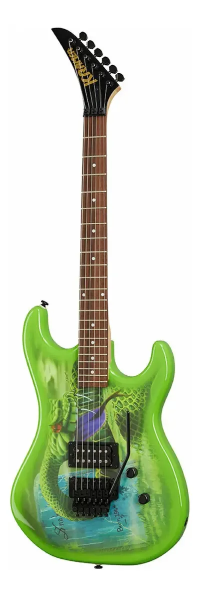 Guitarra elétrica Kramer Snake Sabo Baretta Green