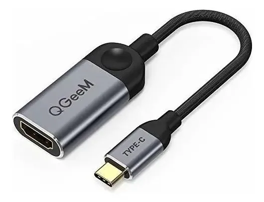 Qgeem - Adaptador USB C para HDMI 4k, adaptador USB tipo C para HD