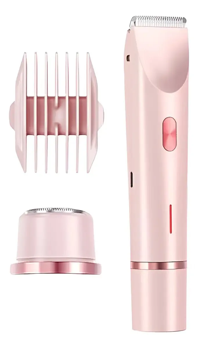 Barbeador elétrico portátil para mulheres raspado rosa