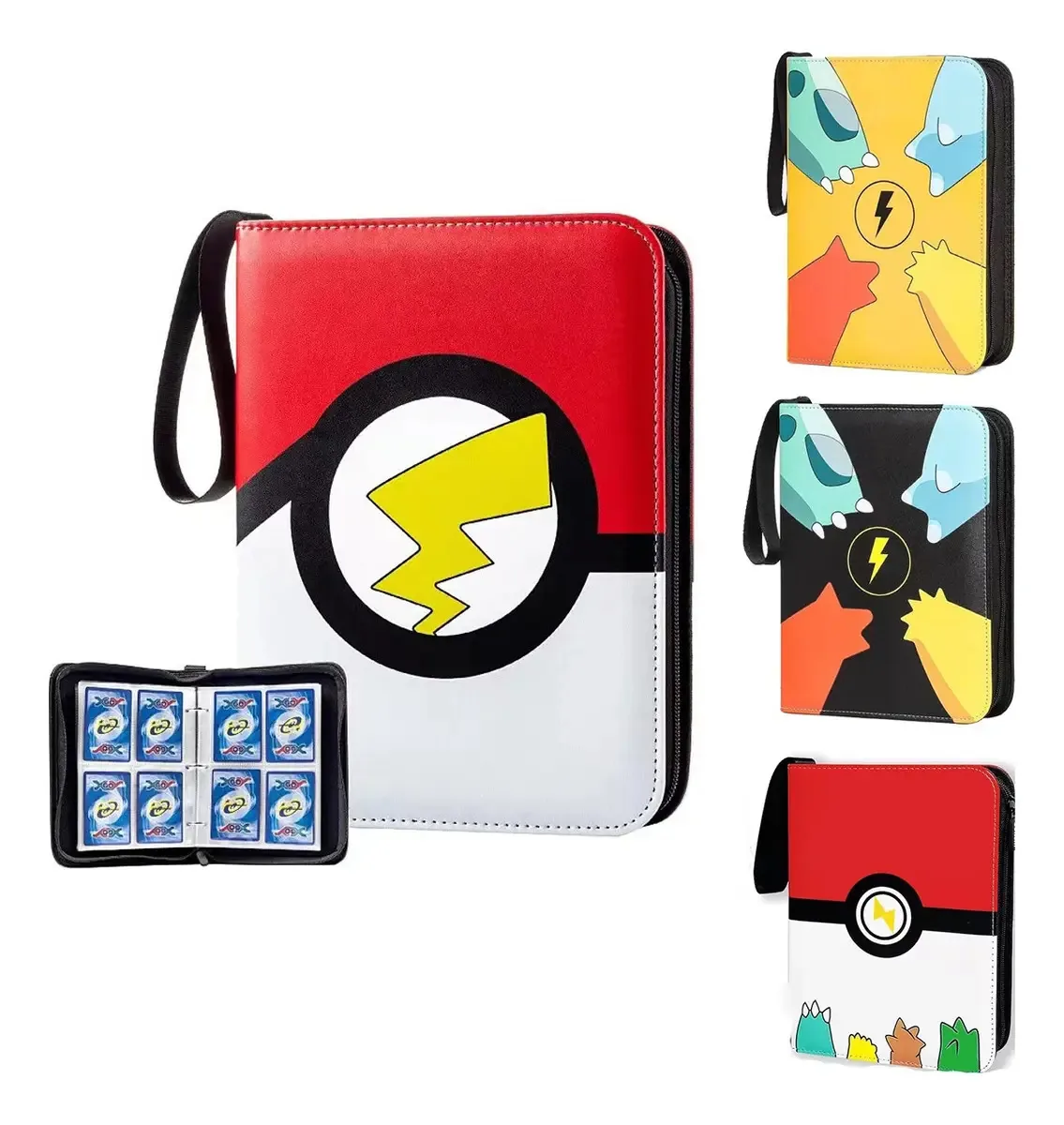 Pasta de cartas Pokémon, 4 bolsos, 400 álbuns, estilo de cartas 02