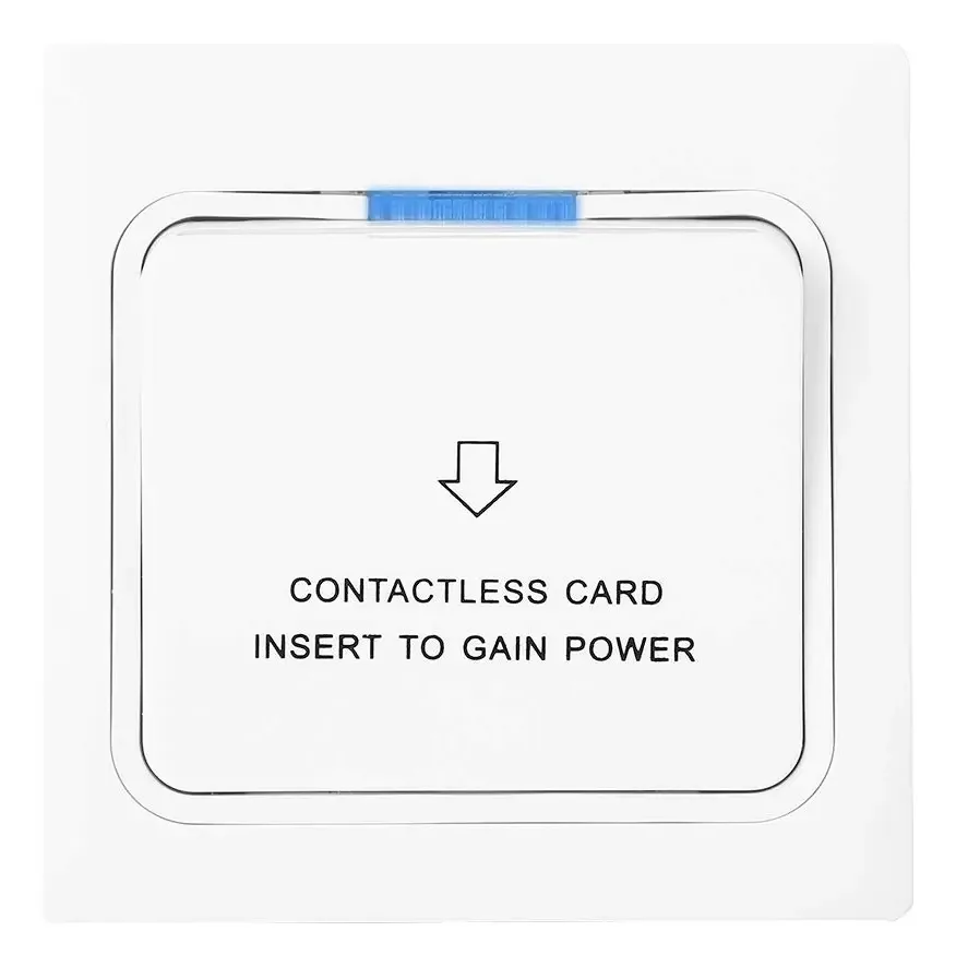 Interruptor de ignição, sensor de cartão-chave de ignição, painel de interruptor de reconhecimento de eletricidade para hotel, cartão de identificação de suporte de economia de energia, Tarje