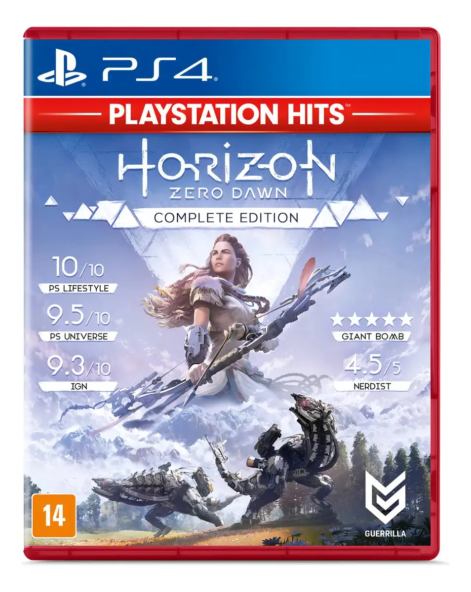 Jogo Mídia Física Horizon Zero Dawn Para Playstation 4 Ps4