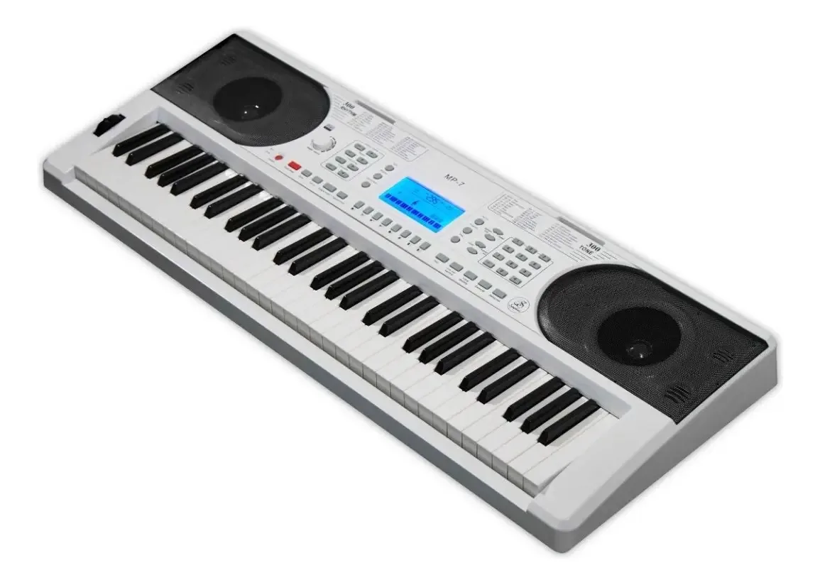Teclado branco Symphonic Mp-7