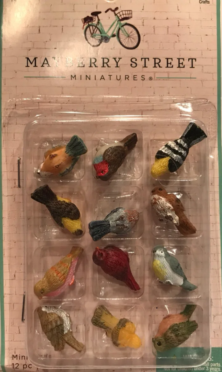Pássaros em Miniatura por Craftycrocodile