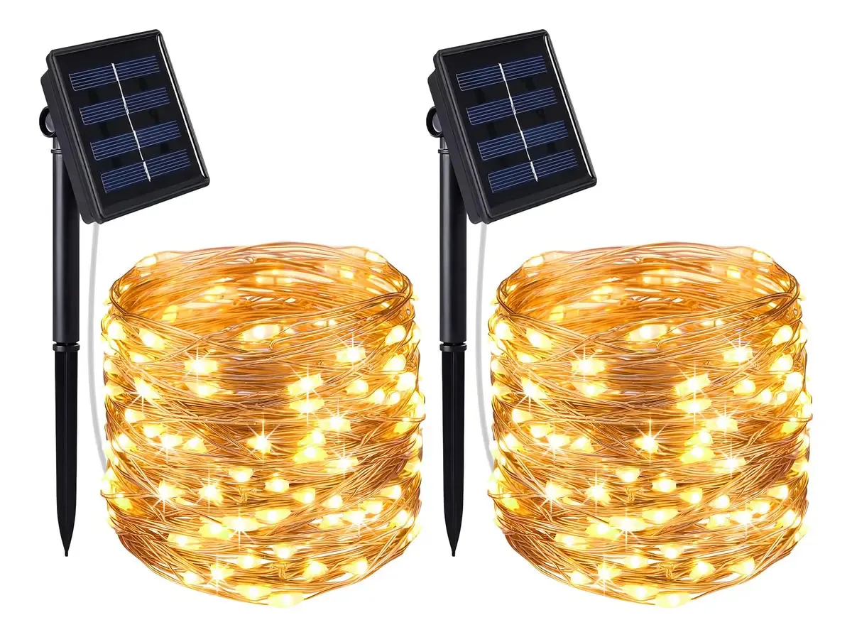 Luzes de corda Amir alimentadas por energia solar String