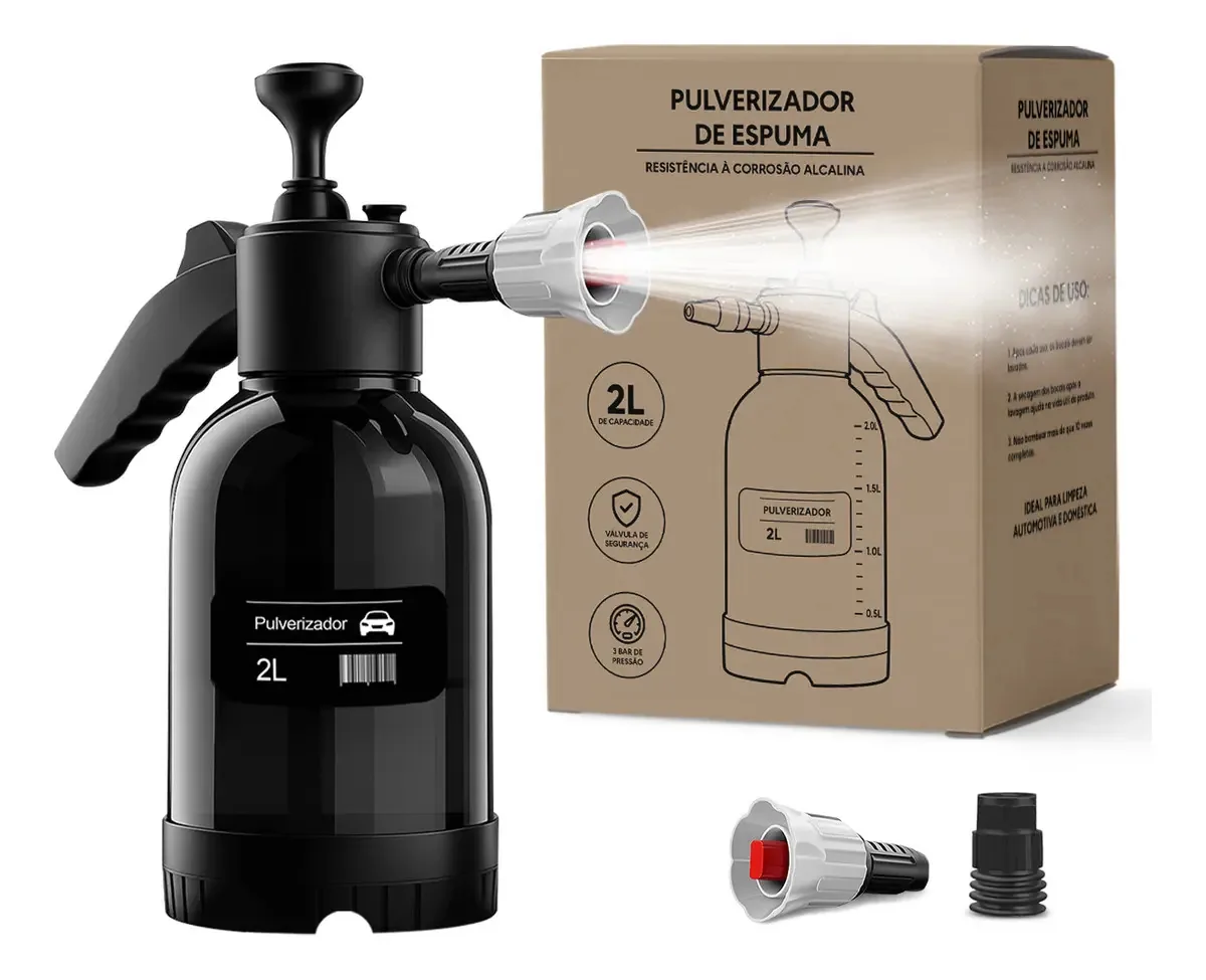 Pulverizador Manual Webmart 2L Para Limpeza Automotiva e Doméstica