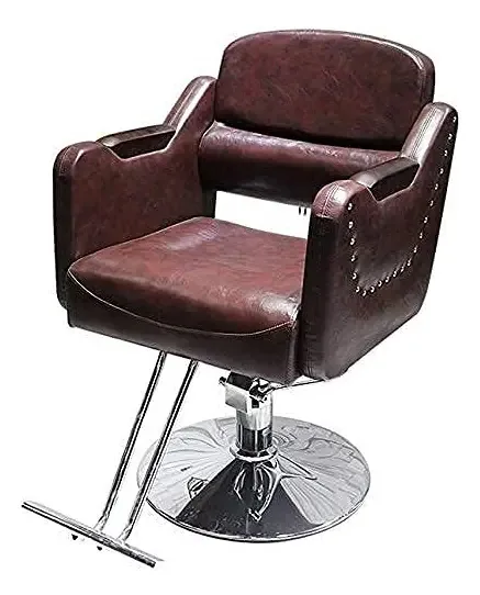 Cadeira de Salão Cadeira Hidráulica para Negócios ou Casa, Cadeira de Barbeiro Profissional de Salão de Beleza Cadeira de Barbeiro Reclinável Hidráulica Multifuncional para Trabalho Pesado (420...