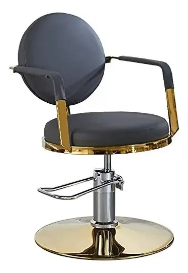 Cadeira de Salão Vintage Equipamento de Beleza Hidráulico, Cadeira de Barbeiro Estilo de Salão Rotativa Giratória 360 Graus Equipamento de Salão Spa Hidráulico Capacidade Máxima de Carga
