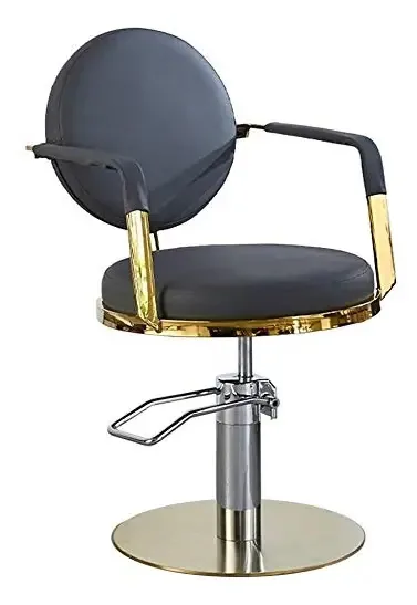 Cadeira Vintage de Salão Equipamento de Beleza Hidráulico, Cadeira de Barbeiro Estilo de Salão 360 Graus Giratória Rotativa Cabeleireiro Spa Equipamento de Salão de Beleza Hidráulico Capacidade...