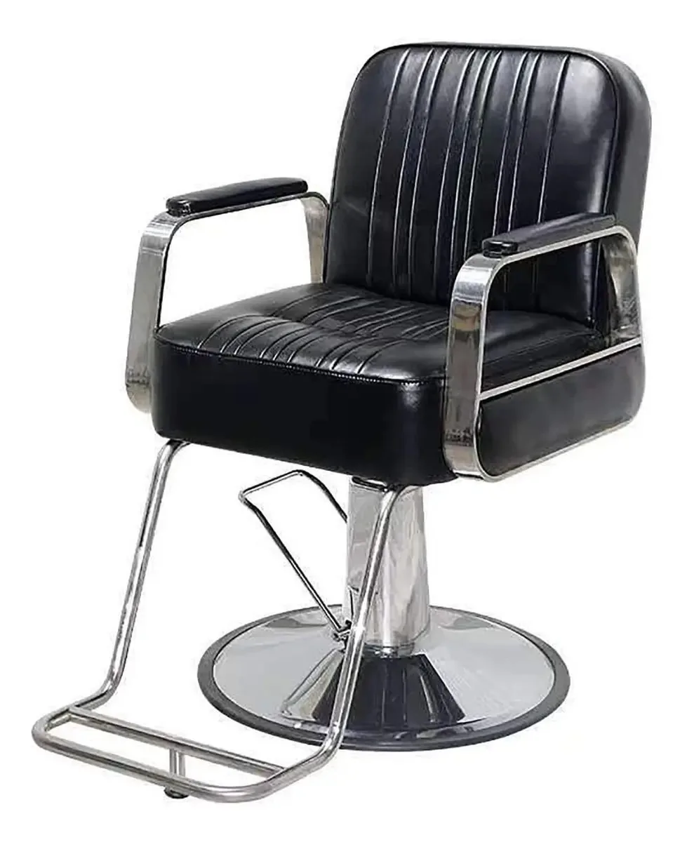 Cadeira Vintage De Salão, Equipamento Hidráulico De Beleza, Cadeira De Barbeiro De Salão, Cadeira Hidráulica De Beleza, Cadeira Giratória Elevatória Para Cabeleireiro, Cadeira De Estilo Em Couro Pu...