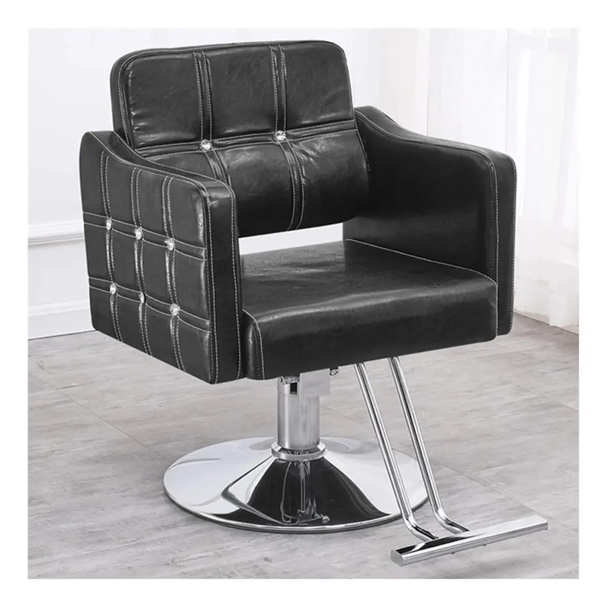 Cadeira de Barbeiro de Beleza para Lavagem de Cabelo, Cadeira Hidráulica, Cadeira de Cabeleireiro em Beleza e Cuidados Pessoais, Cadeira de Barbeiro Reclinável Hidráulica, Cadeira de Salão...
