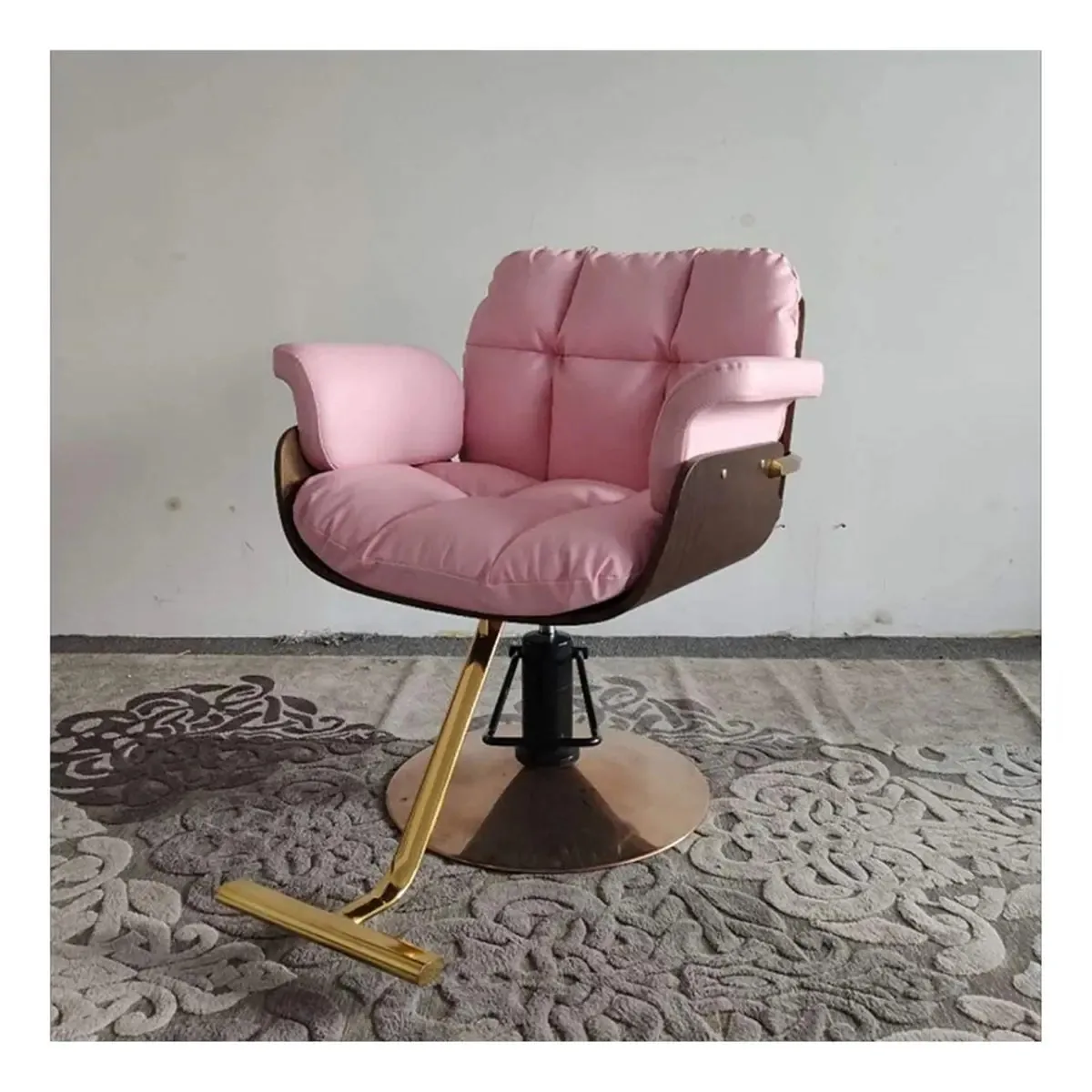 Cadeira de Salão Vintage, Equipamento de Beleza Hidráulico, Cadeira de Barbeiro, Cadeira de Salão Reclinável Hidráulica, Salão de Beleza, Spa, Shampoo, Pacote de Estilo, Capacidade da Cadeira de...