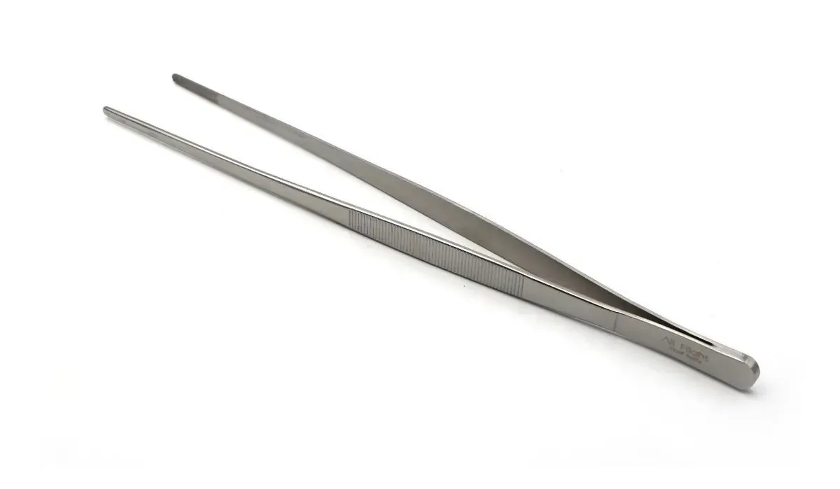 Pinça Chef/Coquetel/Mixologia/Bartender/Garnitura 30 cm prateada