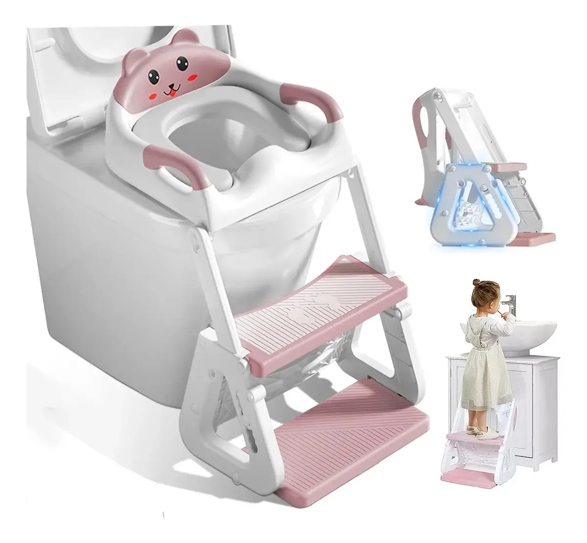 Assento de Treinamento Infantil com Escada