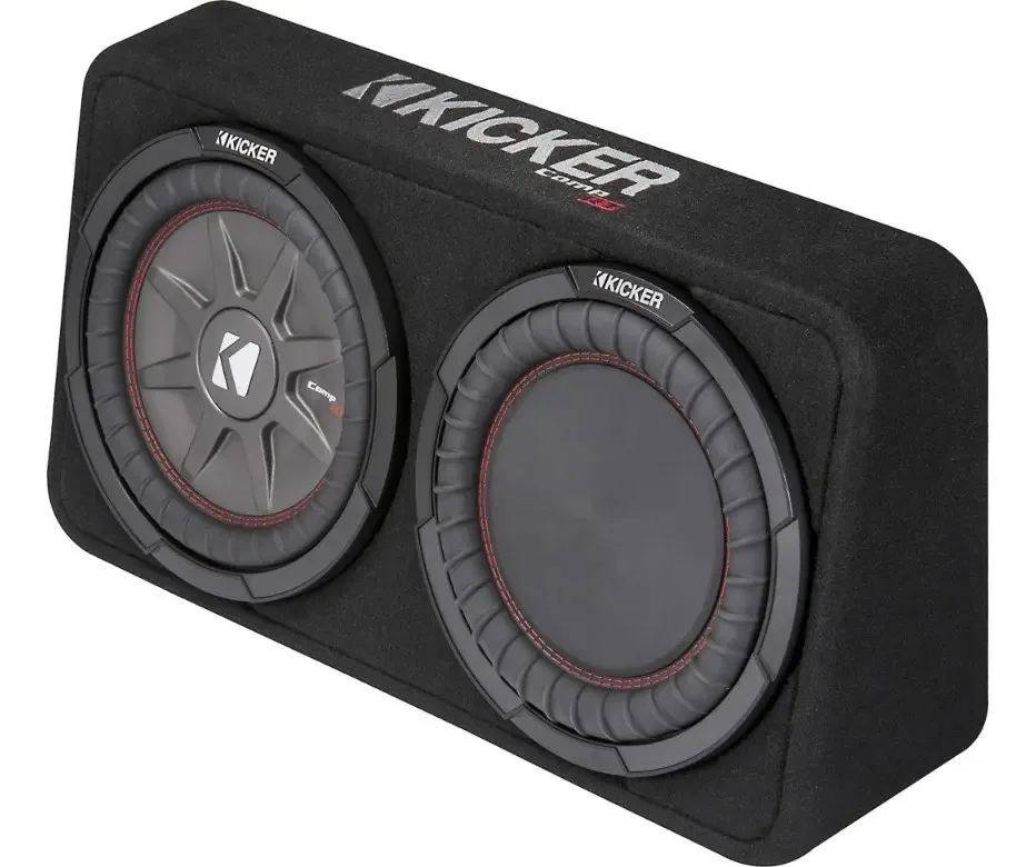 Subwoofer e gaveta planos 10 Kicker + Reflex 800w 48tcwrt102