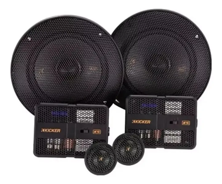 Conjunto de mídia Kicker 51kss6504 250w 125w 6,5 polegadas