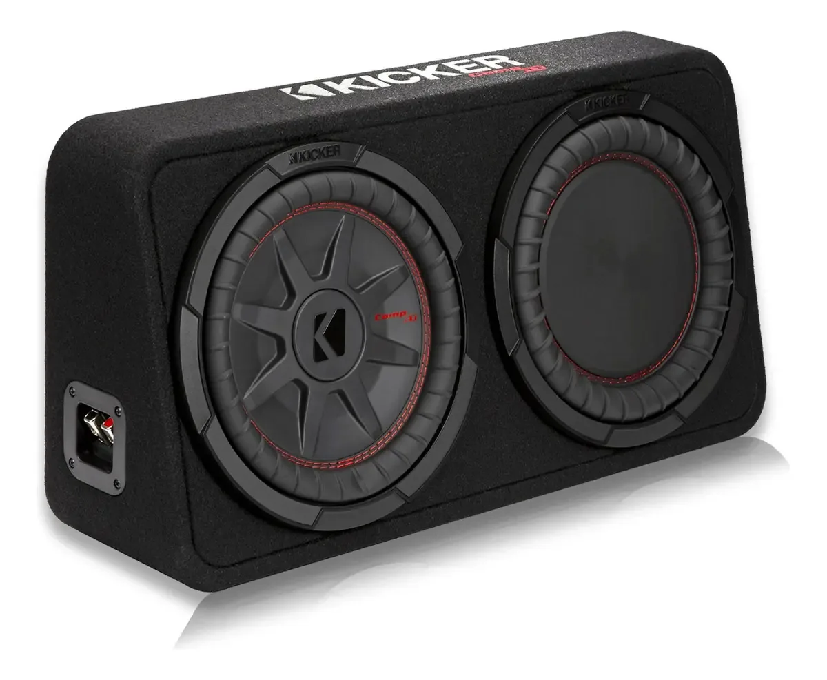 Subwoofer Kicker de 10 gavetas + Rebound 43tcwrt104 300w Slim Wo