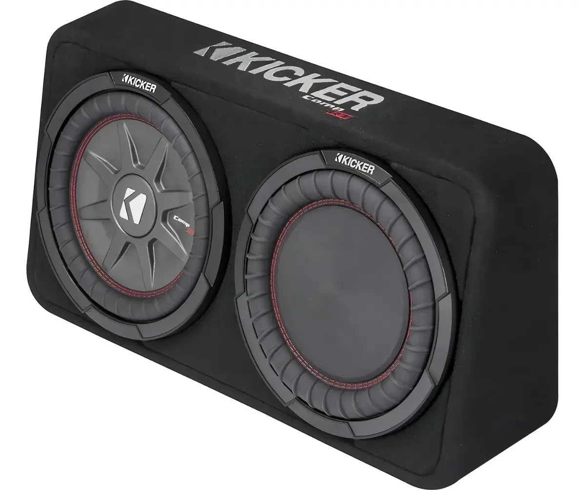 Subwoofer e gaveta planos 10 Kicker + Reflex 800w 43cwrt102