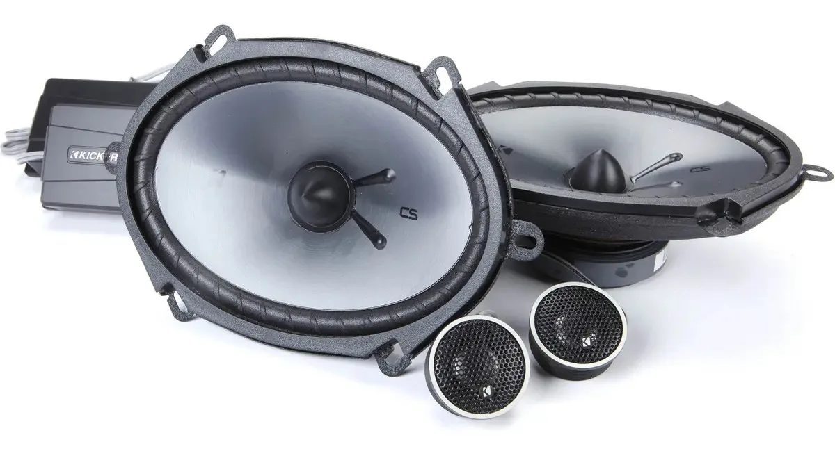 Conjunto de mídia Kicker 6x8 5x7 Css68 46css684 225w Cor máxima preta