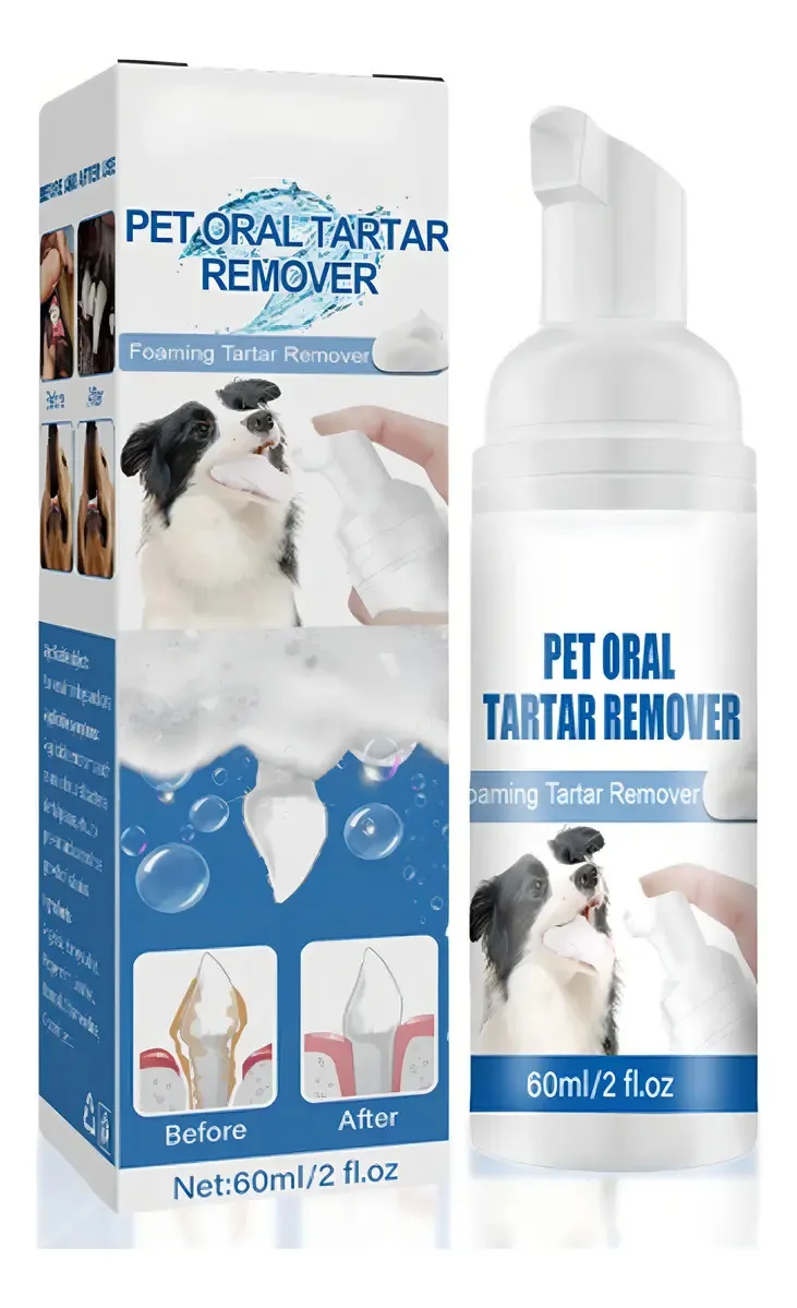 Deyao 5 Pcs Removedor De Tártaro Para Cães Para Espuma De Dentes - Ambientador Para Cães E Gatos - Controle O Tártaro E As Placas, Limpe Os Dentes Sem Escovar, Evite O Acúmulo De Placas