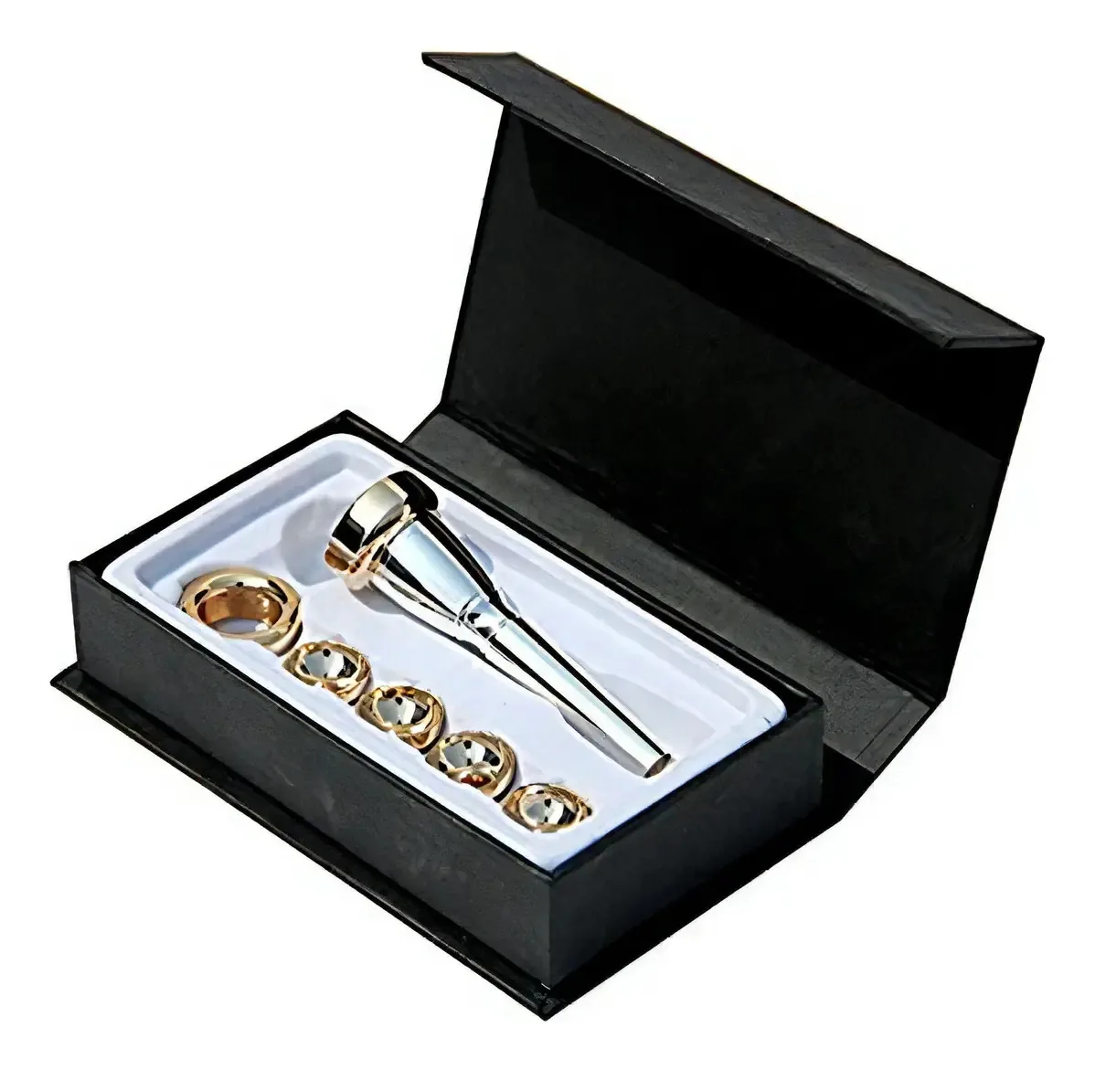 Instrumento musical profissional banhado a ouro e prata Bb Y