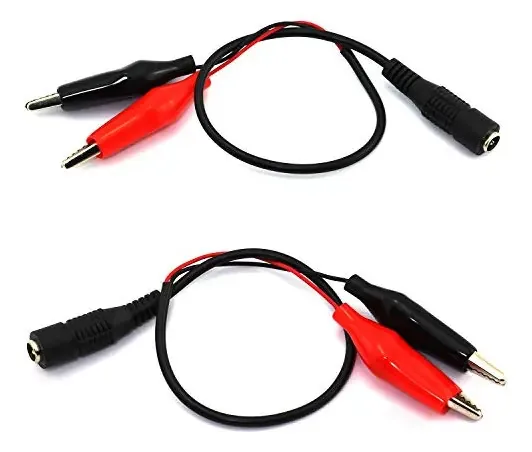 Conector de alimentação E-Protruding de 2 peças de 5,5 x 2,1 mm