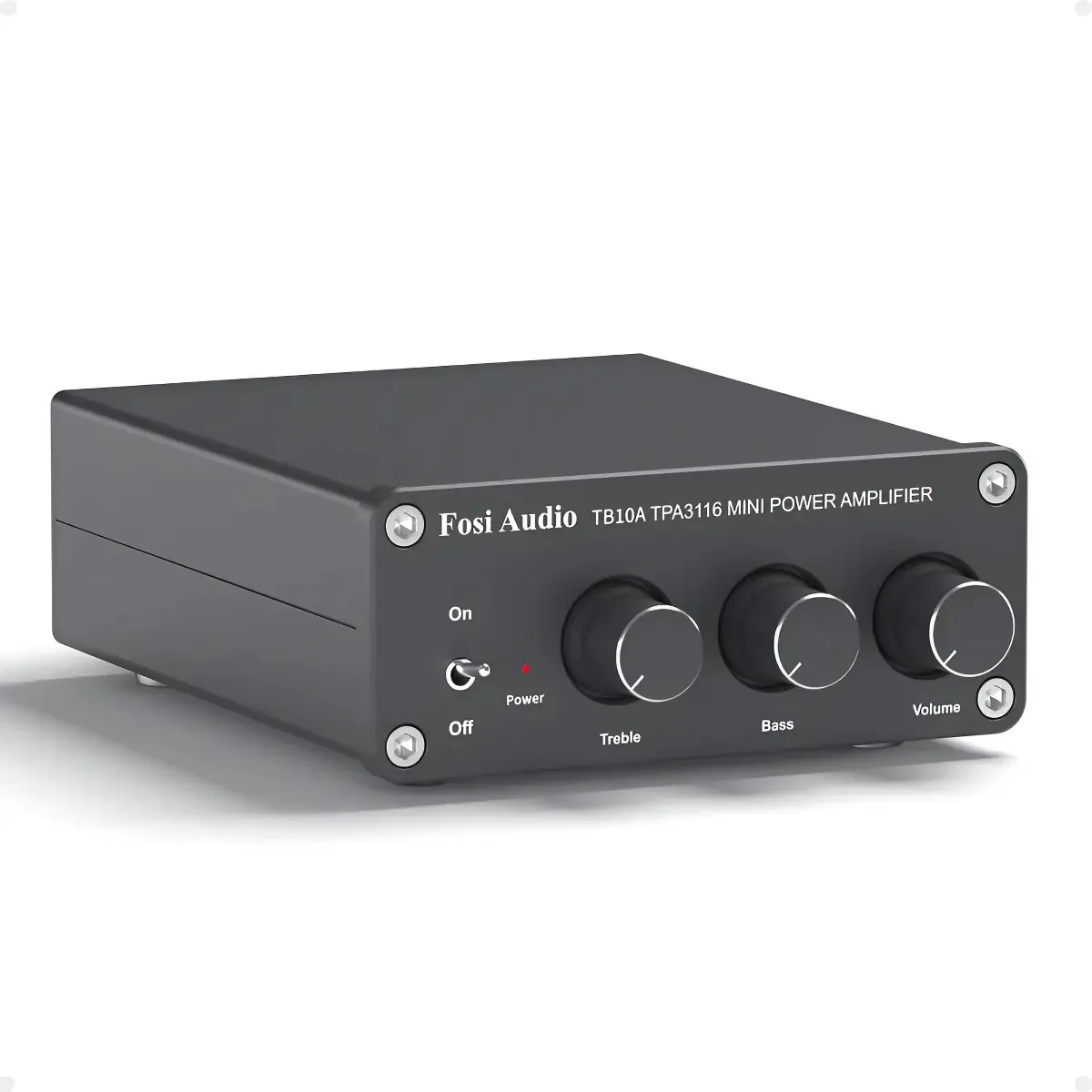 Amplificador de áudio estéreo de 2 canais Fosi Audio TB10a