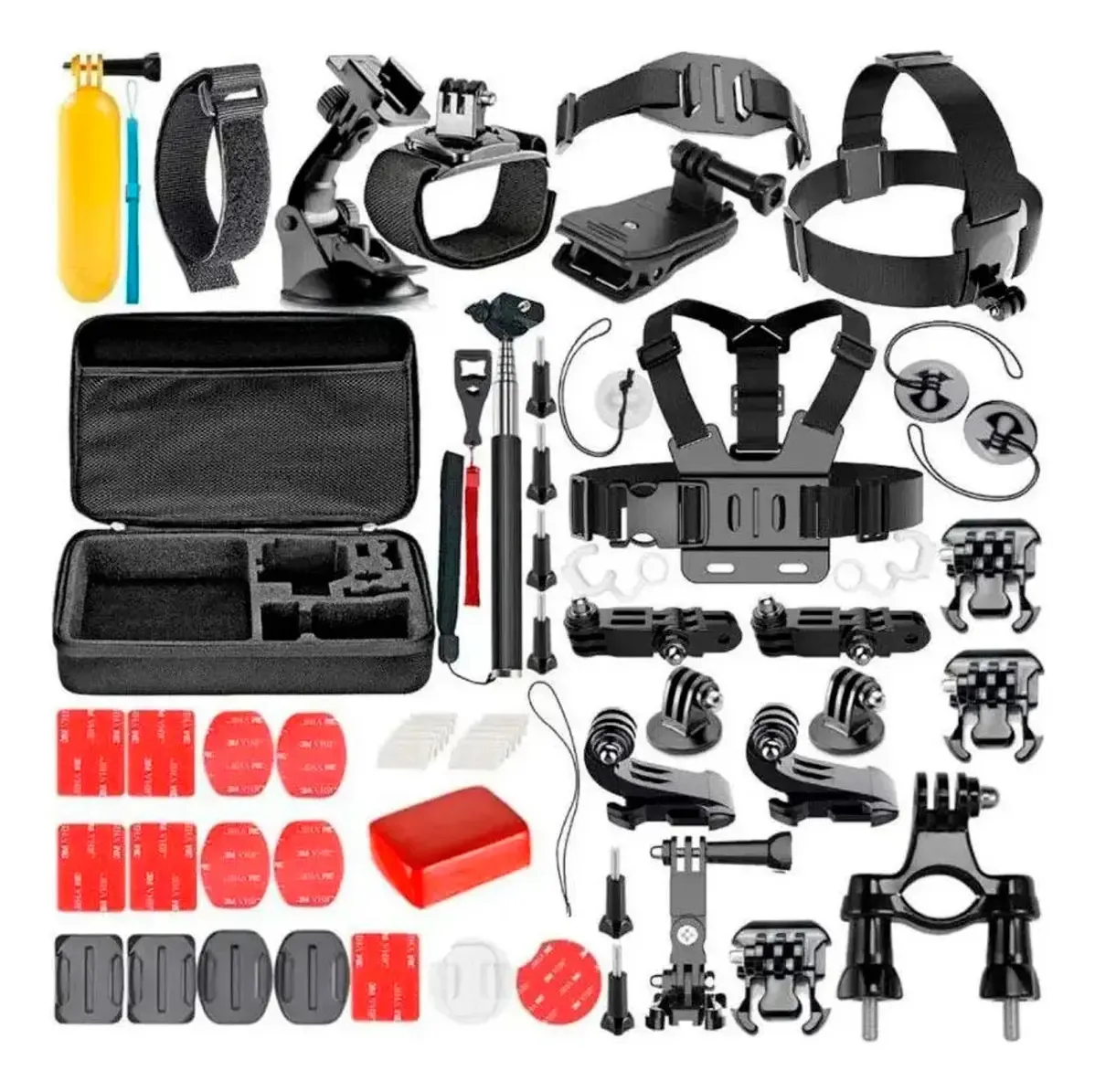 Kit Completo de Acessórios de Câmera de Ação