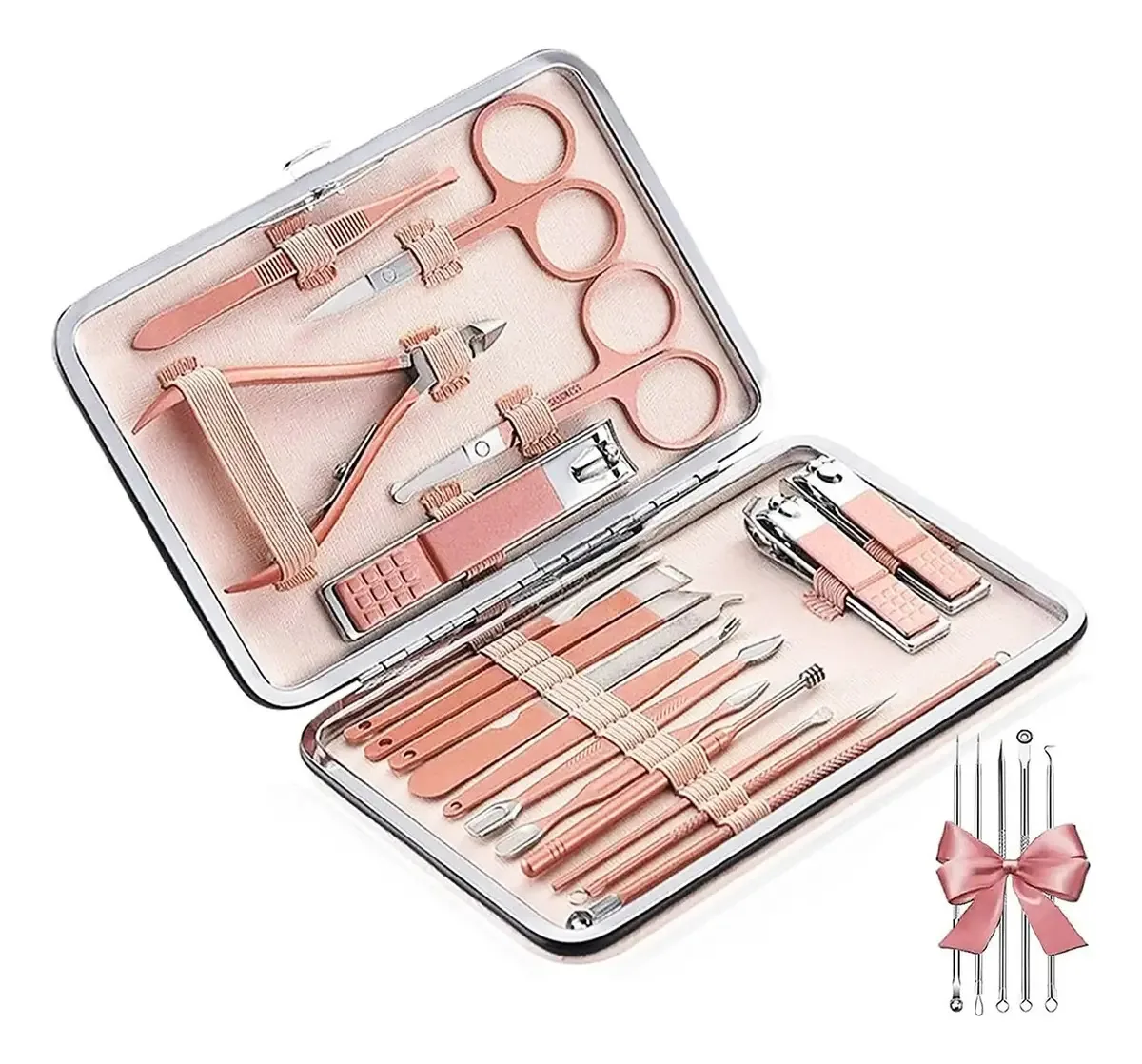 Conjunto de manicure multifuncional Lonk 26 em 1 para manicure e pedicure
