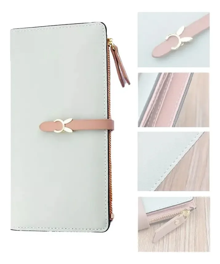 Bolsa, porta-cartões, carteiras para mulheres, bolsa com zíper