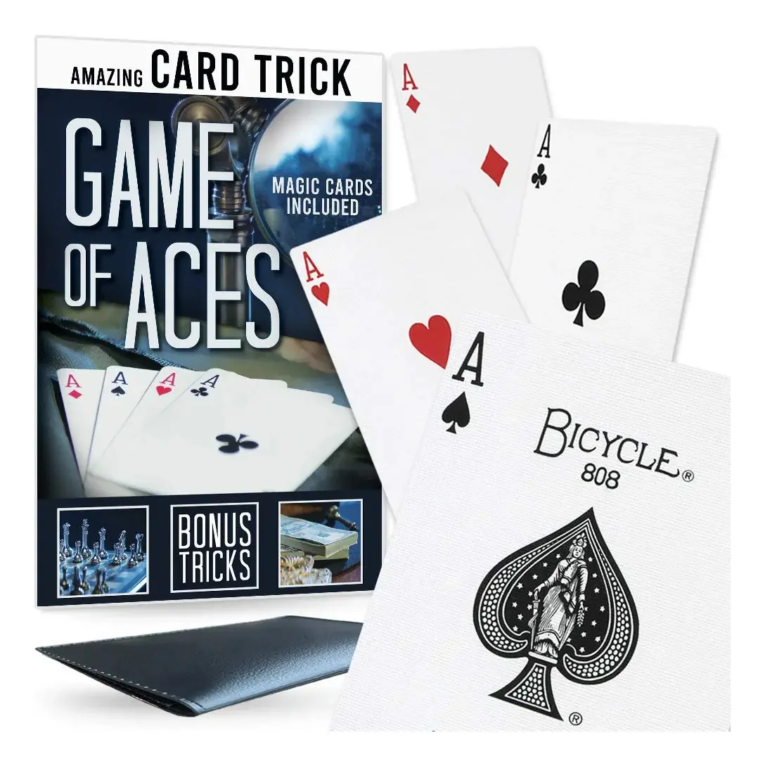 Magic Makers Aces - Jogo de cartas com cartas especiais de bicicleta