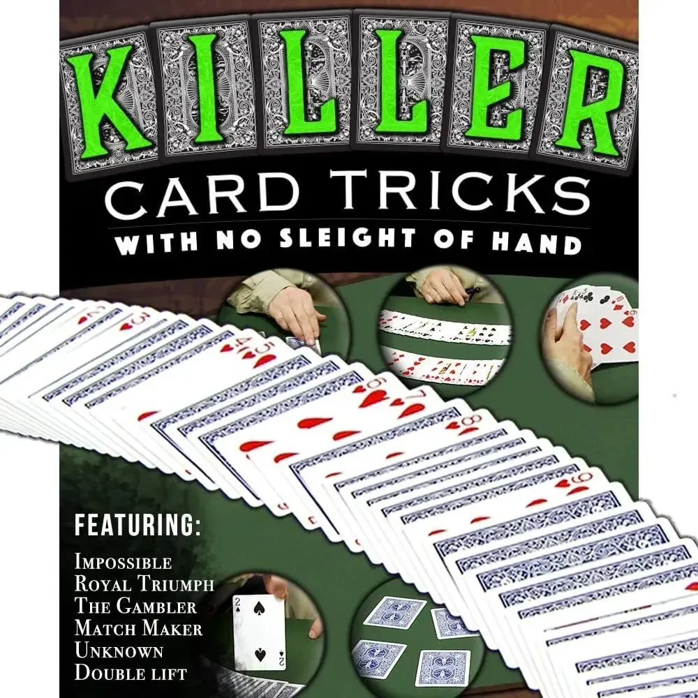 Truques de mágica com Killer Card Cards, não J Cheats