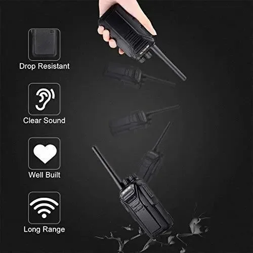 Rádios D recarregáveis sem licença Retevis Rt27 Walkie Talkies