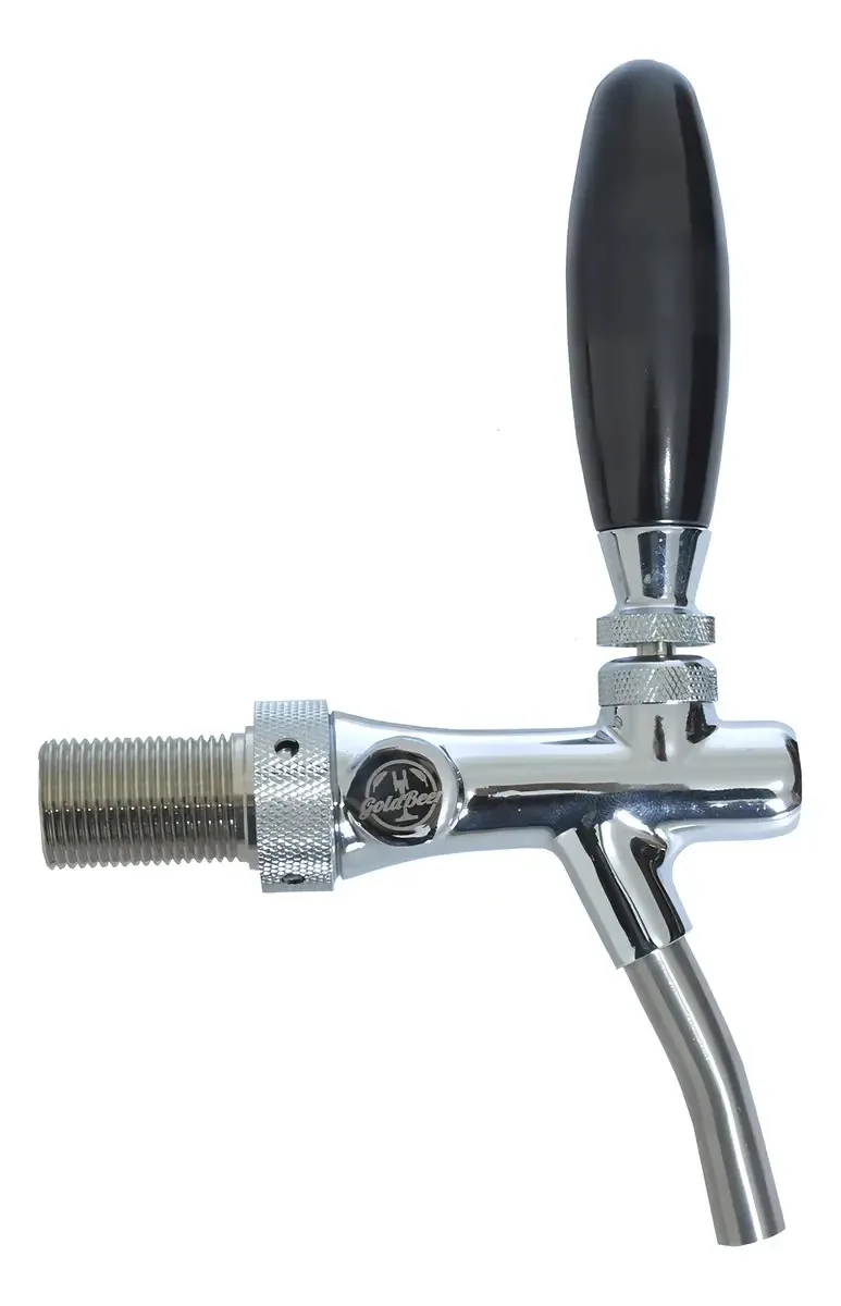 Kit 5 Torneiras Chopp Italiana Inox GoldBeer Com Compensador