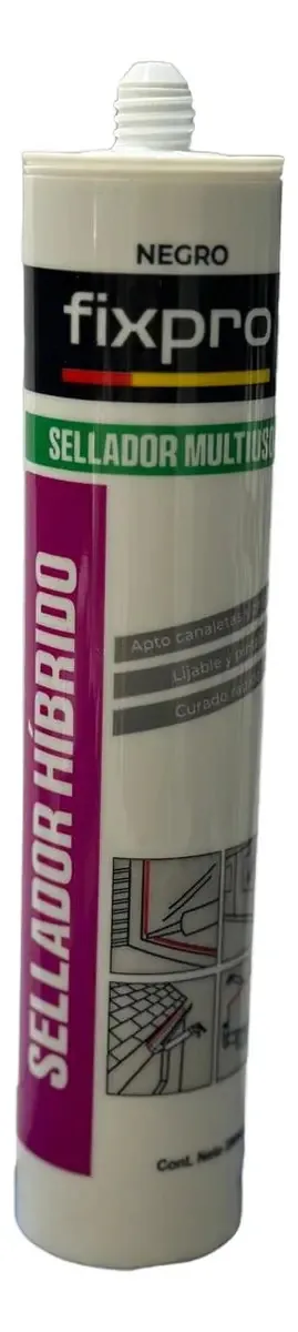 Selante híbrido multiuso preto Fixpro Shn00f