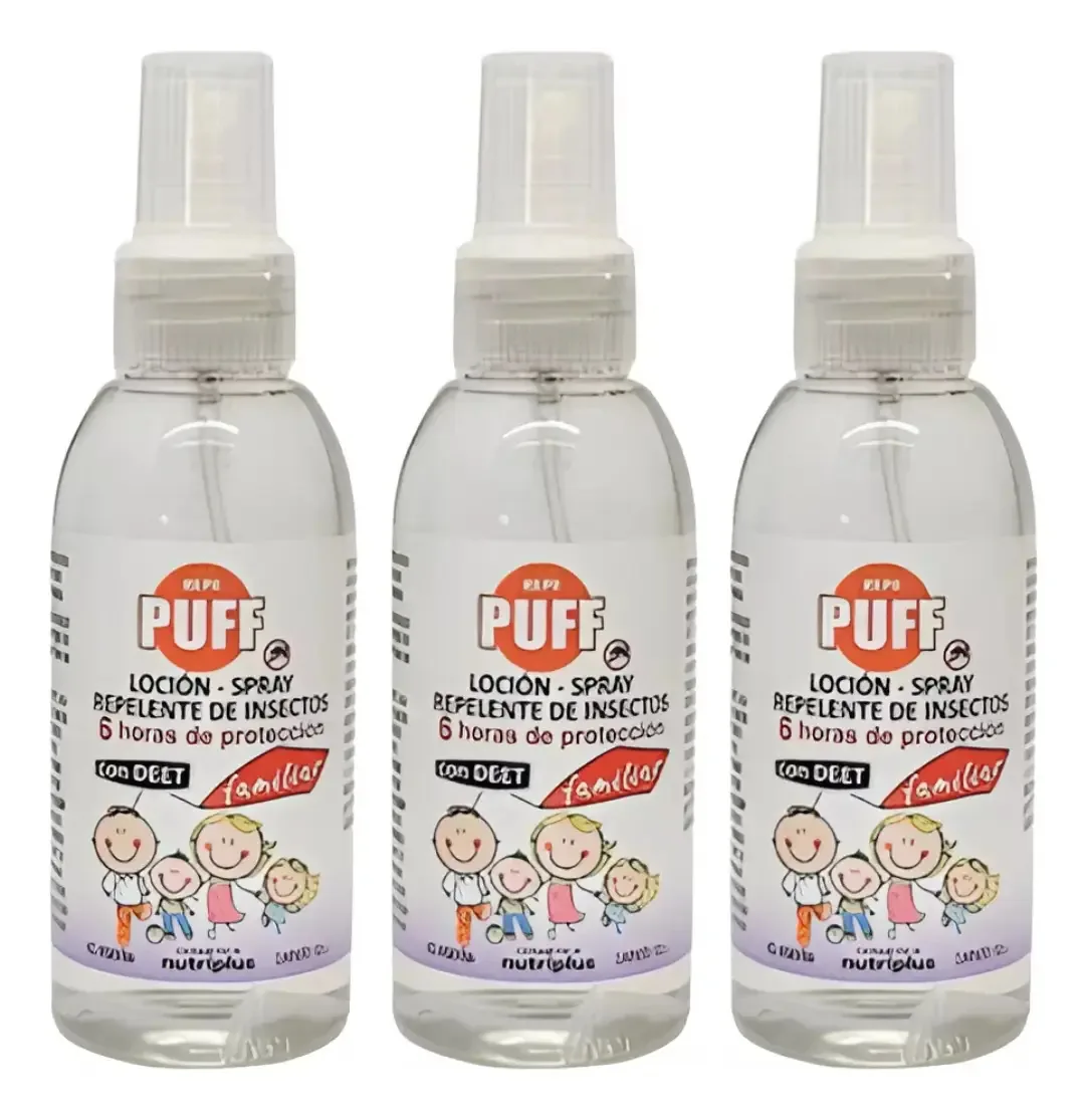 Repelente Puff Loção-spray